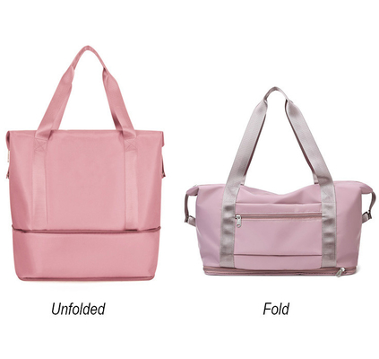 acheter Sac de voyage en polyester 210D pour femme imperméable à l'eau 10.63x21.65x7.09