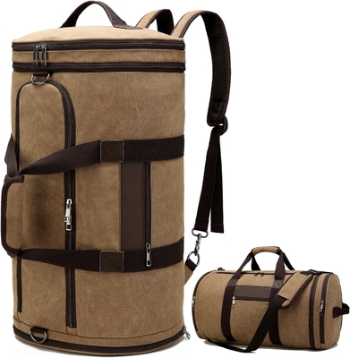 acheter 58L marron pratique à transporter sur élargissable homme sac de voyage de week-end avec compartiment chaussures online manufacture