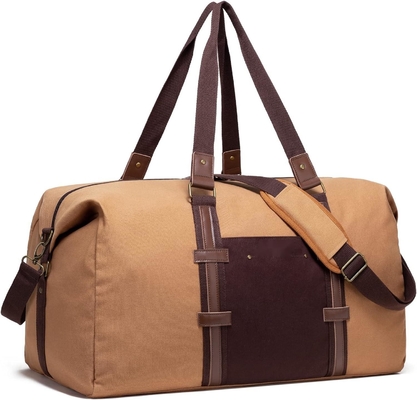 acheter Sac de voyage personnalisé en toile brune imperméable à l'eau 55L pour femmes et hommes online manufacture