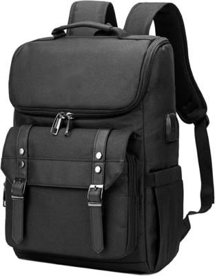 acheter Sac de voyage personnalisé grand noir avec port de recharge USB pour femmes et hommes online manufacture