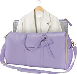 acheter Sac à bagages de voyage en PU en cuir pour femmes avec sac à chaussures et valise suspendue online manufacture