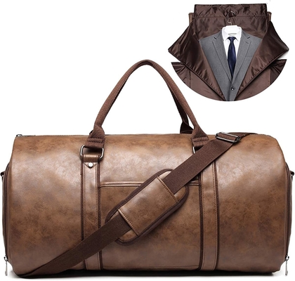 acheter 50L en cuir sur mesure sac de voyage vêtements compartiment affaires homme costume ISO900 online manufacture