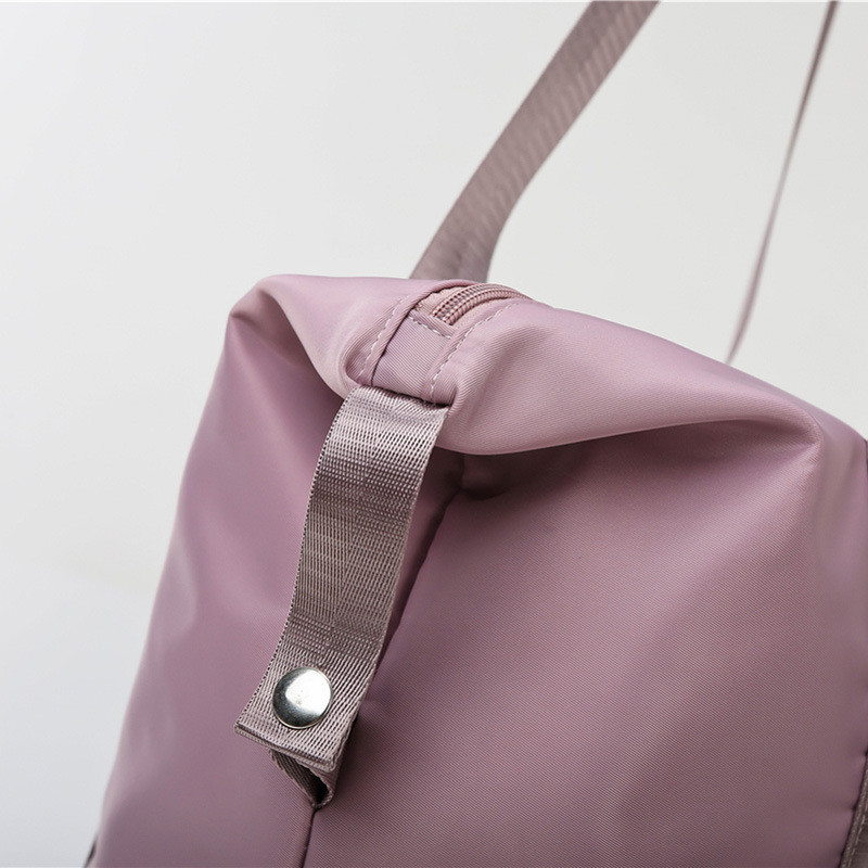 Sac de voyage en polyester 210D pour femme imperméable à l'eau 10.63x21.65x7.09