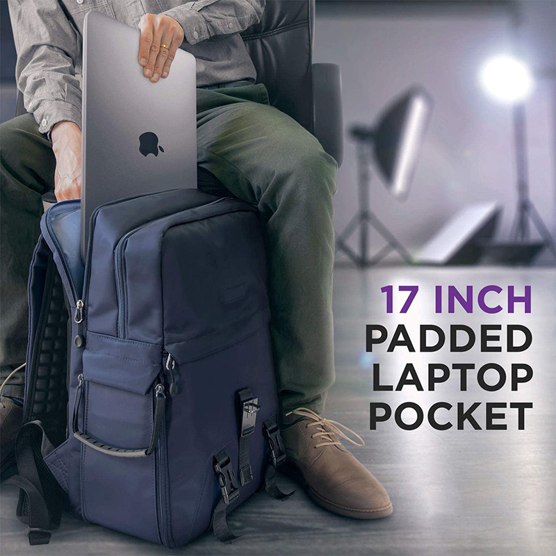 Sac à dos de voyage personnalisé résistant à l'eau gros ordinateur portable et caméra DSLR