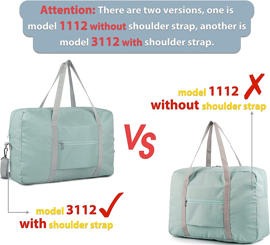 Xl 100l sac de voyage pliable personnalisé pour les bagages Gym Sports Grand 18x13x6.3 