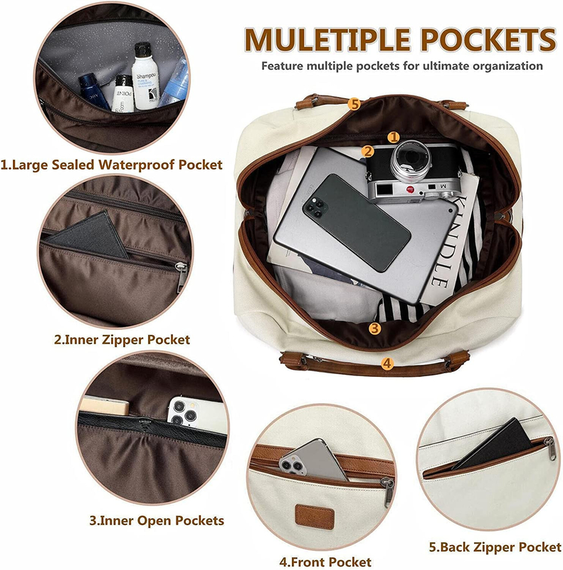 Sacs à dos de voyage élégants avec compartiment portable toilettes 19 pouces 19,7 x 9,8 x 14,6 