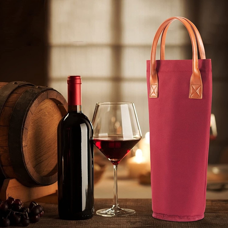 Sac de glace rond portable isolé pour bébé Bouteilles de vin Sac de glace petit 4x14