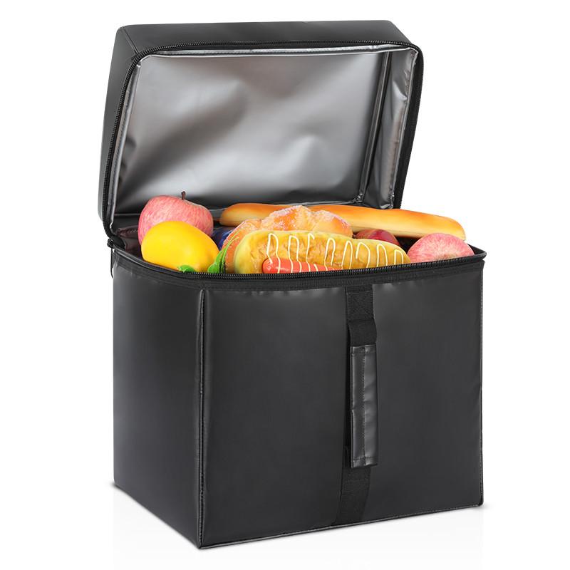Boutique d'épicerie sac de refroidisseur thermique isolé pour pizza glacée 11,8 pouces
