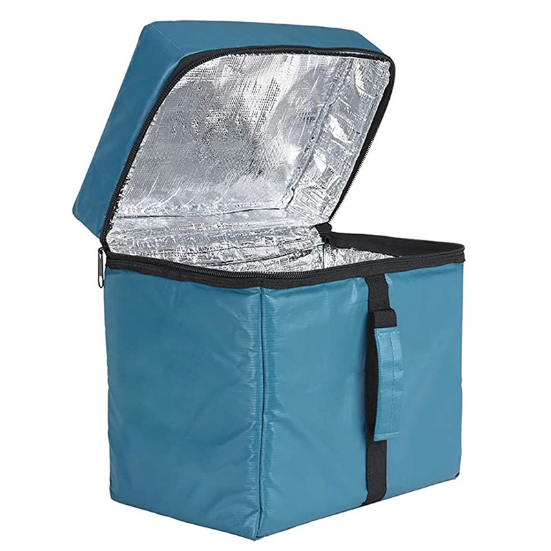 Boutique d'épicerie sac de refroidisseur thermique isolé pour pizza glacée 11,8 pouces