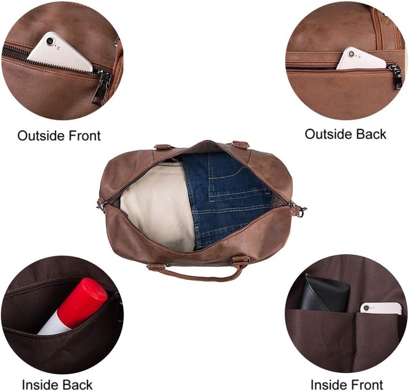 52L imperméable à l'eau pour une nuit de week-end portable sur mesure sac à dos de voyage avec sac à chaussures