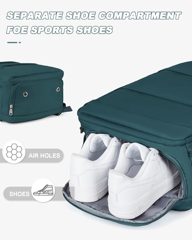 Compagnie aérienne imperméable approuvée Portez un ordinateur portable Université Randonnée voyage sac à dos avec boîte à chaussures Pour les femmes Hommes
