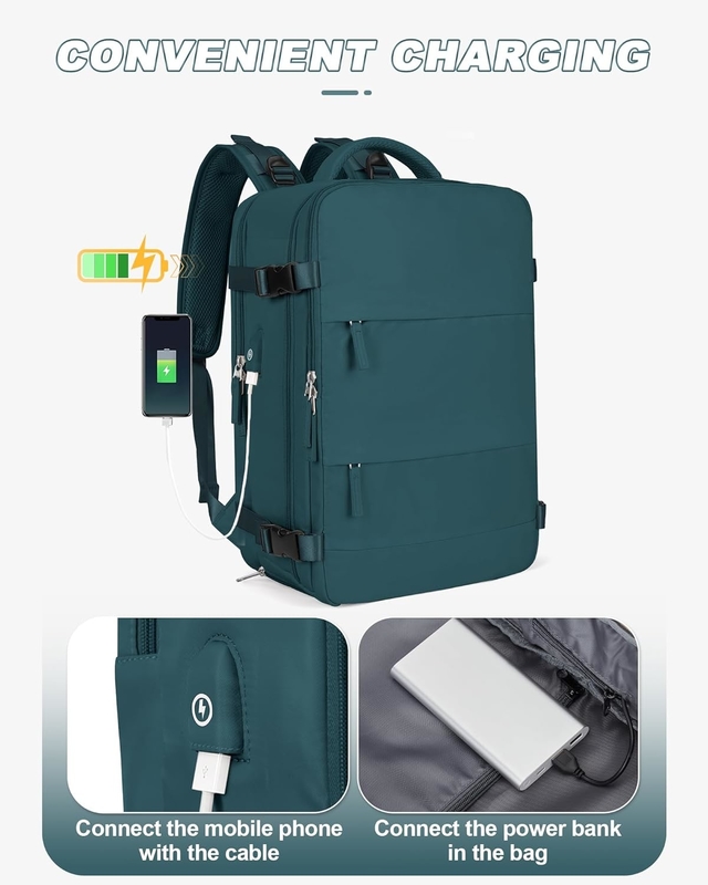 Compagnie aérienne imperméable approuvée Portez un ordinateur portable Université Randonnée voyage sac à dos avec boîte à chaussures Pour les femmes Hommes