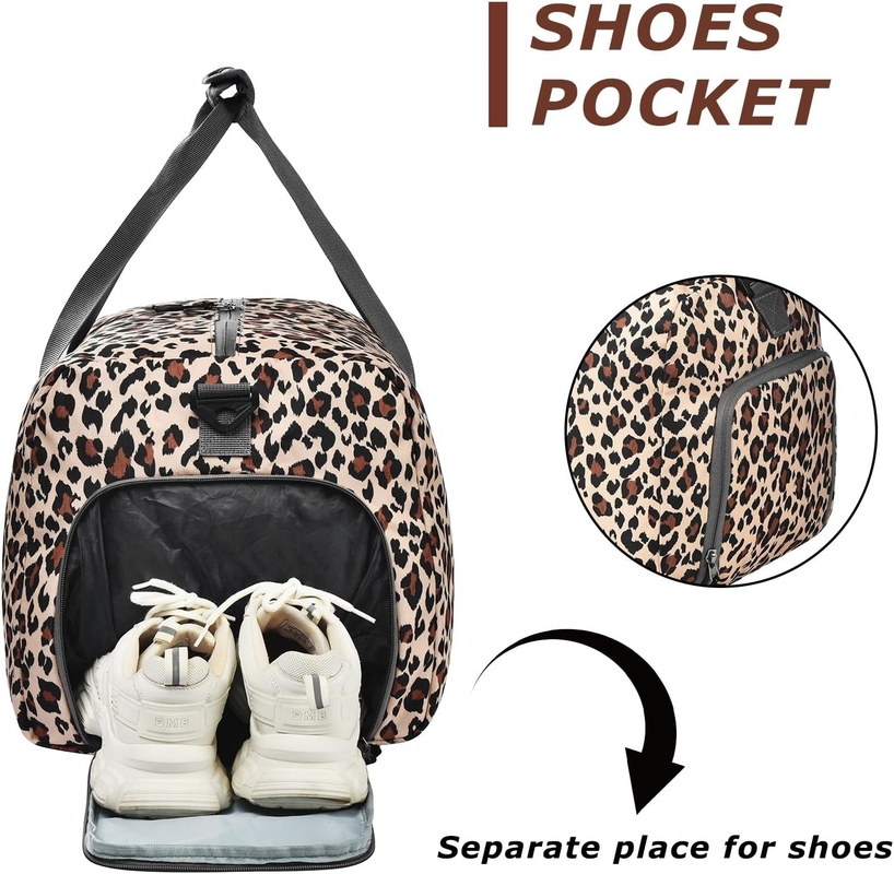 50L pliable de grande capacité Week-end Hôpital essentiels de nuit Gym sac de voyage avec compartiment chaussures