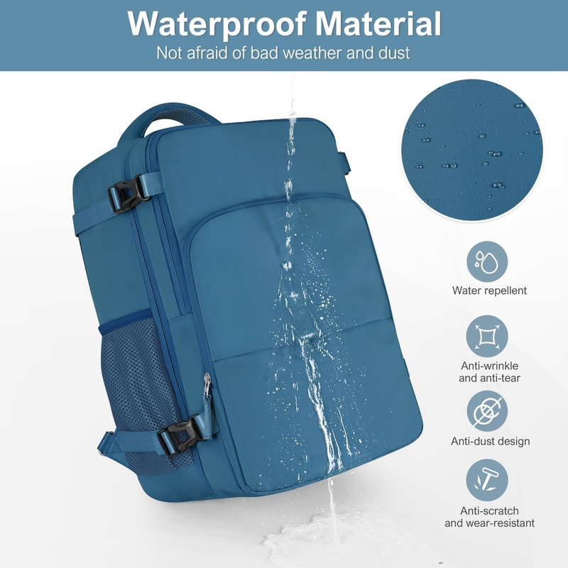 Imperméable pour les affaires Pour la randonnée Casual Portez sur le sac de voyage Vol approuvé Adapté portable 16 pouces