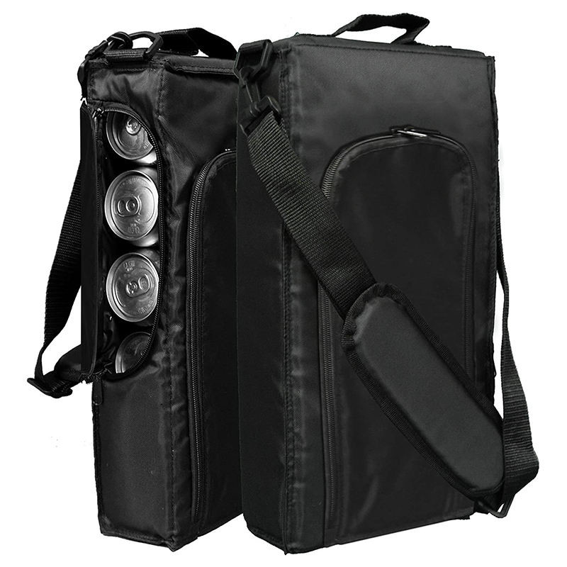 Sac à eau isolée pour refroidisseur de vin Logo personnalisé Portable Souple 6 Canes Golf 6.3x3x16 pouces