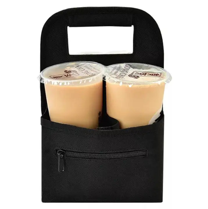 Sac de livraison de café portable, manches de tasse de café personnalisées.