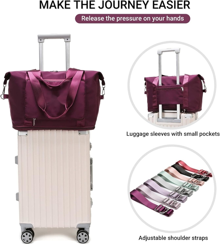 Sac de séparation sec et humide expandable de grande capacité