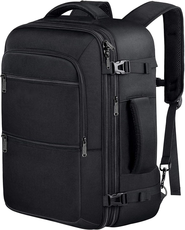 Black 40L élargi sac à bagages à main vol approuvé sac de voyage en plein air