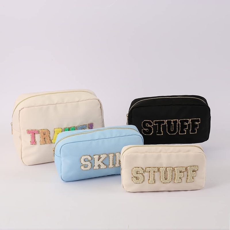 Sacoche de maquillage extrêmement grande, imperméable, sac de voyage cosmétique pour femmes.