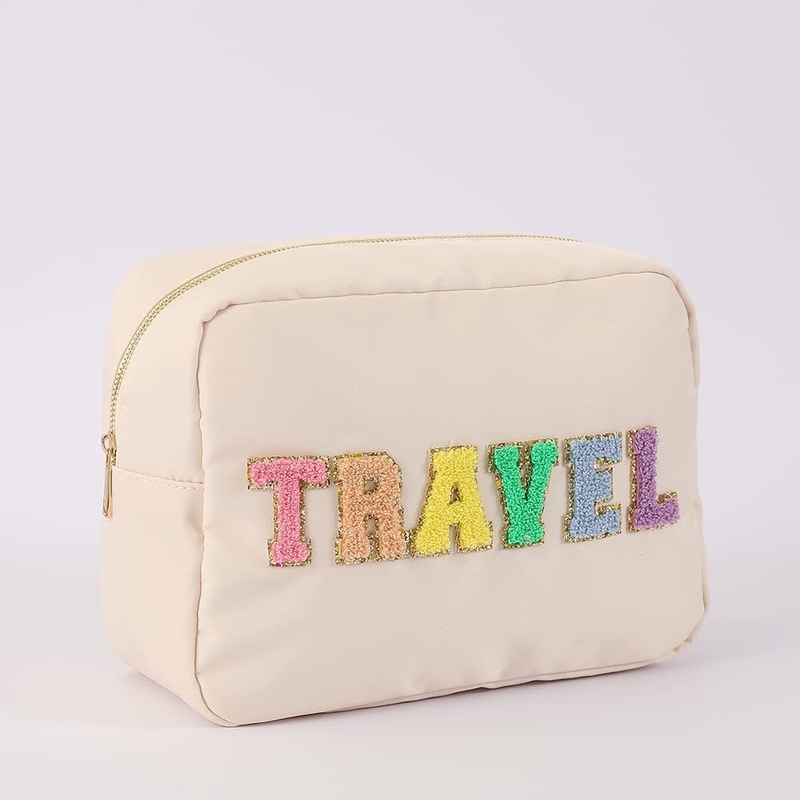 Sacoche de maquillage extrêmement grande, imperméable, sac de voyage cosmétique pour femmes.