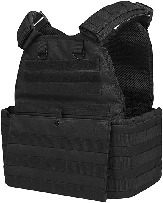 Un gilet tactique sur mesure, un sac à arme à feu, des sacs à magazines, des pièces jointes, un maillage 3D de 34