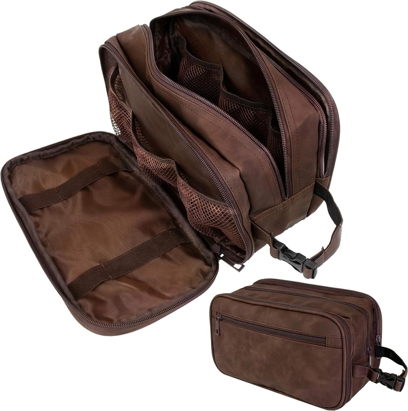 Sac à dos en cuir PU résistant à l'eau, sac de voyage pour les accessoires