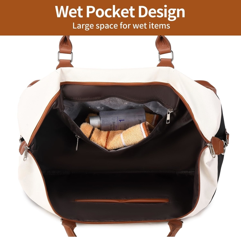 Cavas Weekender Port sur sac de voyage duffel avec des chaussures en cuir Compartiment pour hommes