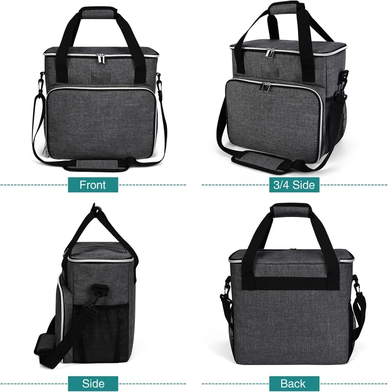 Sac de voyage pour chiens et chats avec 2 contenants de nourriture pour animaux de compagnie et 2 bols de silicone pliables