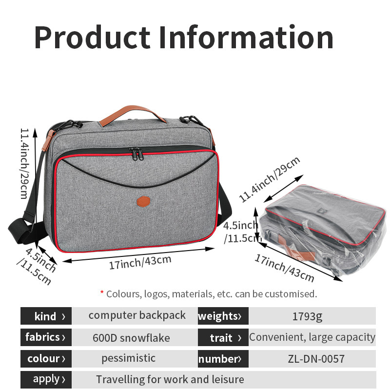 2024 Nouveau sac portable personnalisé résistant à l'eau de grande capacité de 1,8 kg avec épaule pour hommes femmes