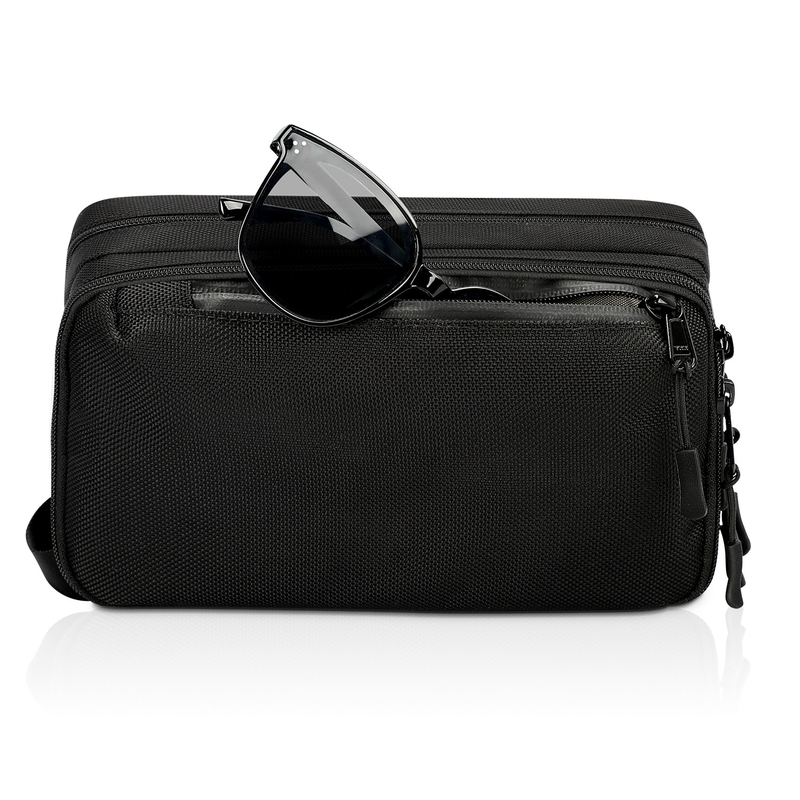 Organisateur de sac de toilette personnalisé de voyage Sac écologique organisateur cosmétique suspendu 3 couches