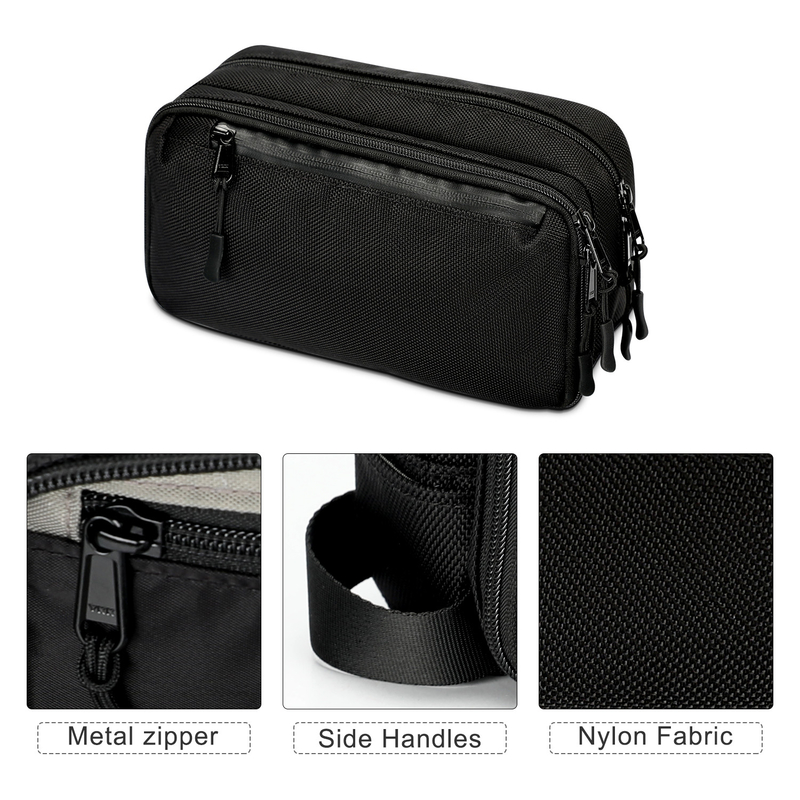 Organisateur de sac de toilette personnalisé de voyage Sac écologique organisateur cosmétique suspendu 3 couches