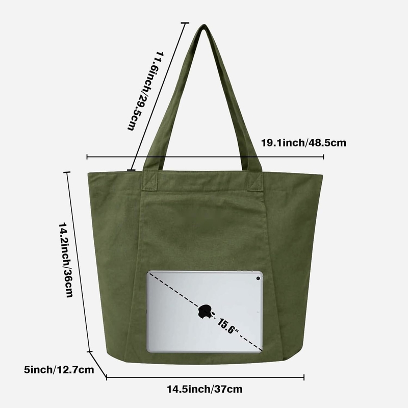 Grand durable couleur verte coton sport personnalisable sacs à dos avec chaussures compartiment poche