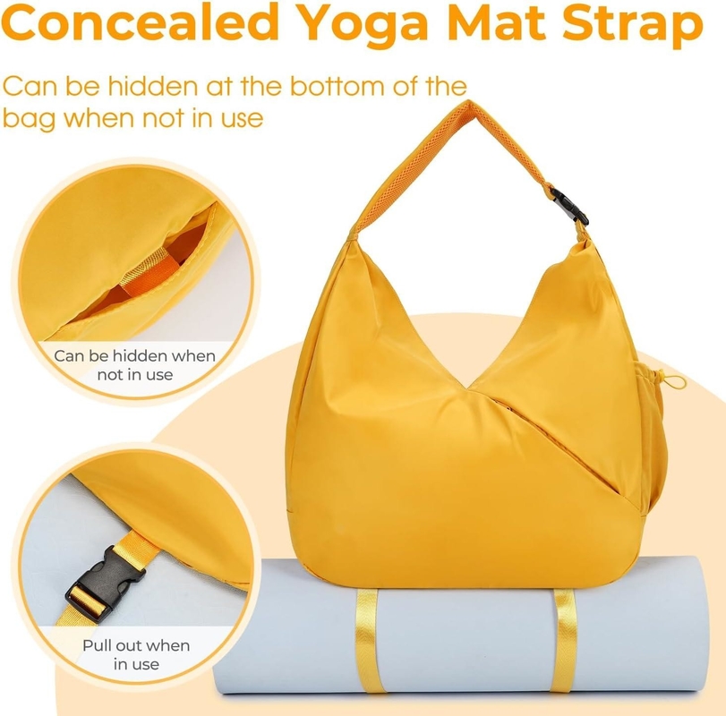Gros sac de sport avec support de tapis de yoga caché / sac de sport personnalisable