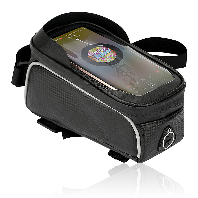 OEM ou ODM sac à eau pour vélo, sac téléphonique cadre avant sac à vélo 8x3x5