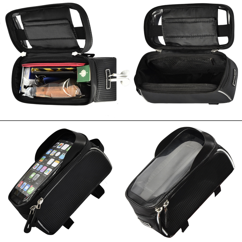 Sac à main haut tube sac porte-téléphone avec casque trou porte-fenêtre 8x3.2x4.75 