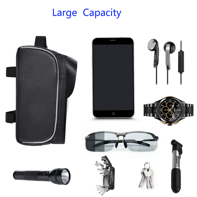 Sac à main haut tube sac porte-téléphone avec casque trou porte-fenêtre 8x3.2x4.75 