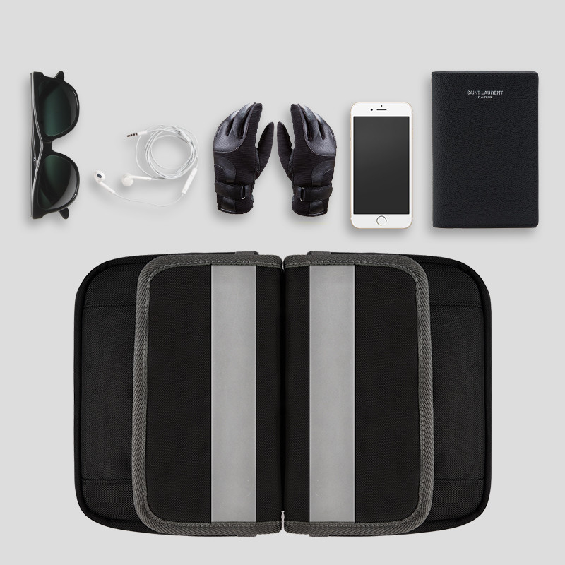 Gros sac de téléphone pour vélo OEM imperméable à l'eau arrière sous le siège sac à bande réfléchissante pour le cyclisme 7X6X5 