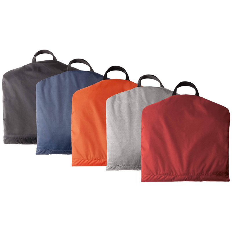 2 en 1 sac à dos de vêtement portatif sur les hommes costume accrocheur fermeture à glissière poches 1.1LBS