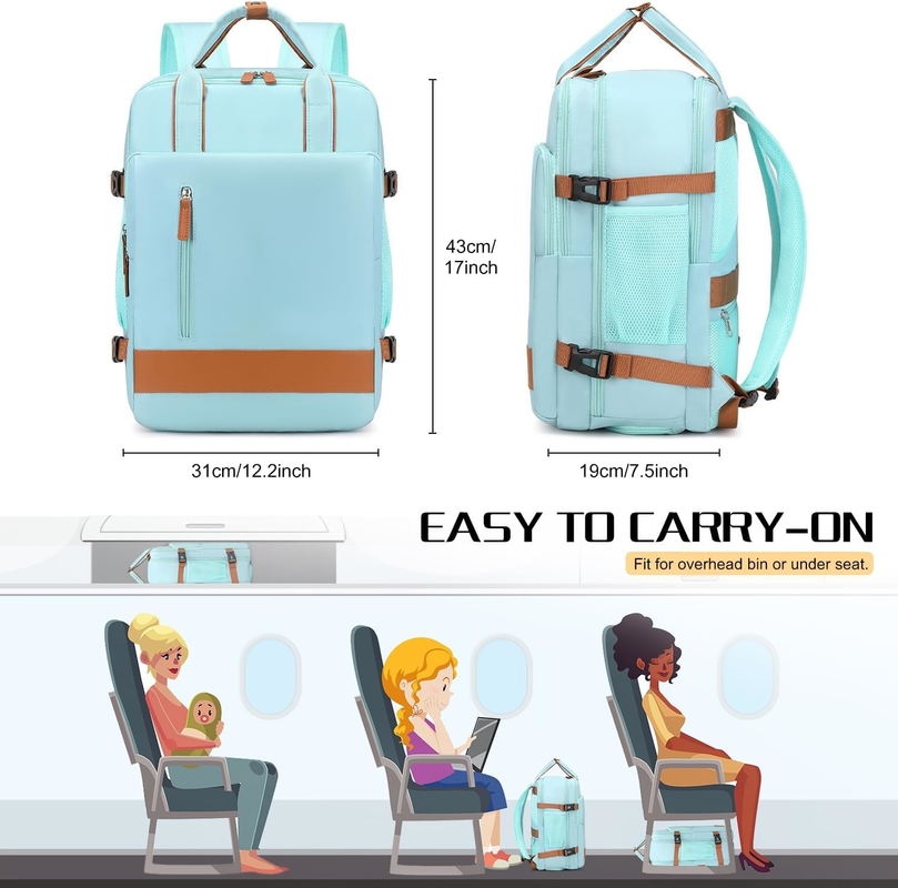 15.6 pouces de sac de voyage à main vol d'avion approuvé avec port de recharge USB