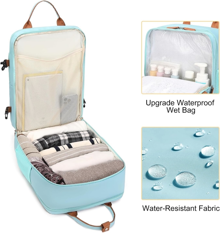 15.6 pouces de sac de voyage à main vol d'avion approuvé avec port de recharge USB