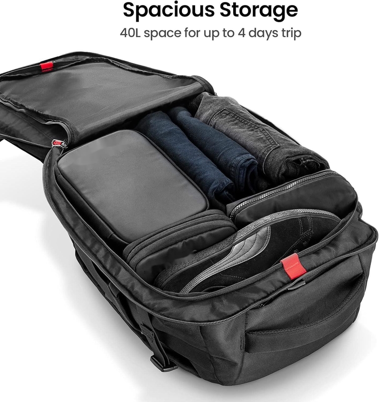 Vol approuvé Portez un sac de voyage personnalisé Noir Grande capacité Pour un voyage d'affaires