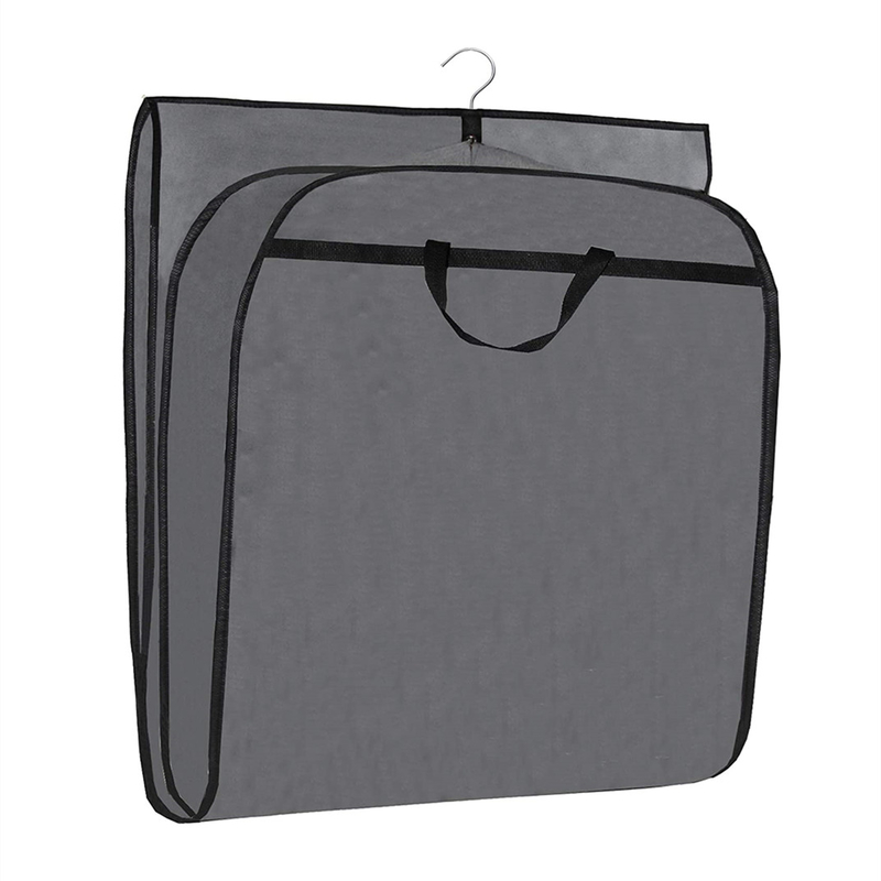 Tissu Léger sac de voyage sur mesure pour vêtements pour combinaisons Protecteur Fermeture à glissière suspendue 24x32 
