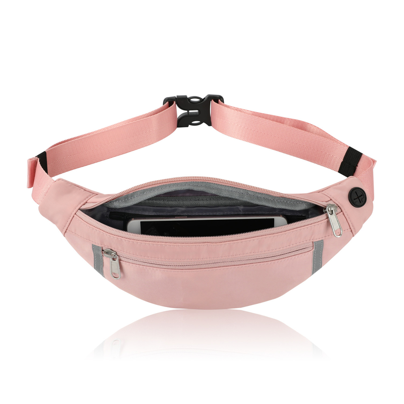 Portemonnaie Fanny Rose Sac à taille personnalisé Crossbody de randonnée pour femmes 12,8X9,6 