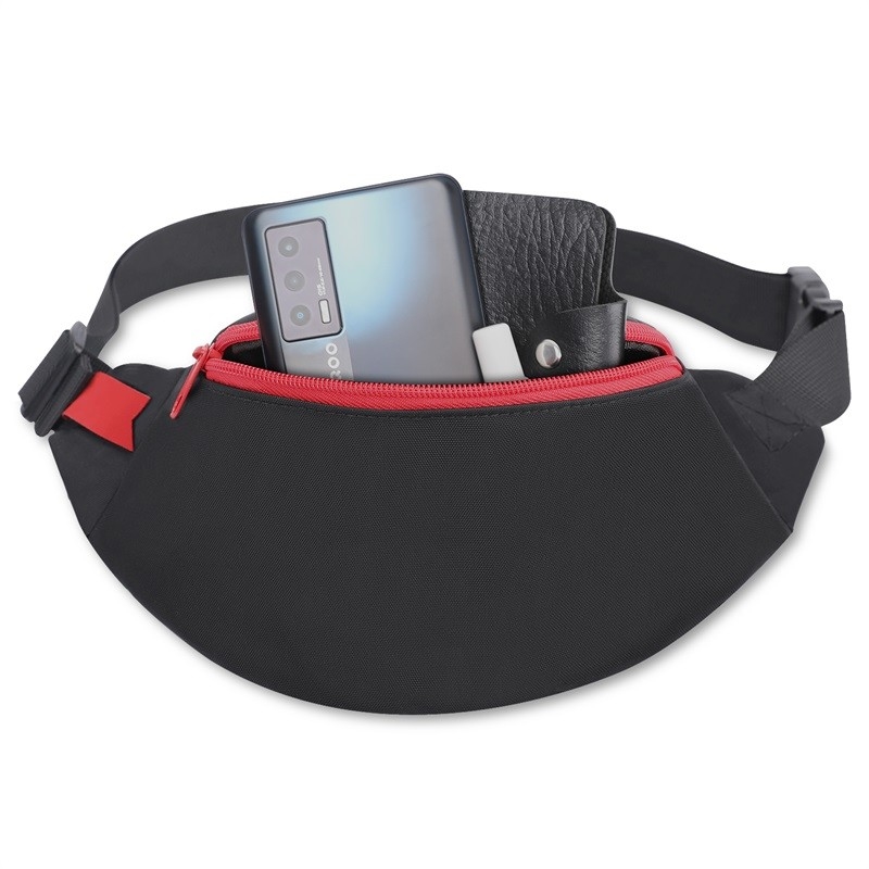 420d Nylon taille poche sac téléphone pratique pour les hommes femmes sport 26X8X12.5 