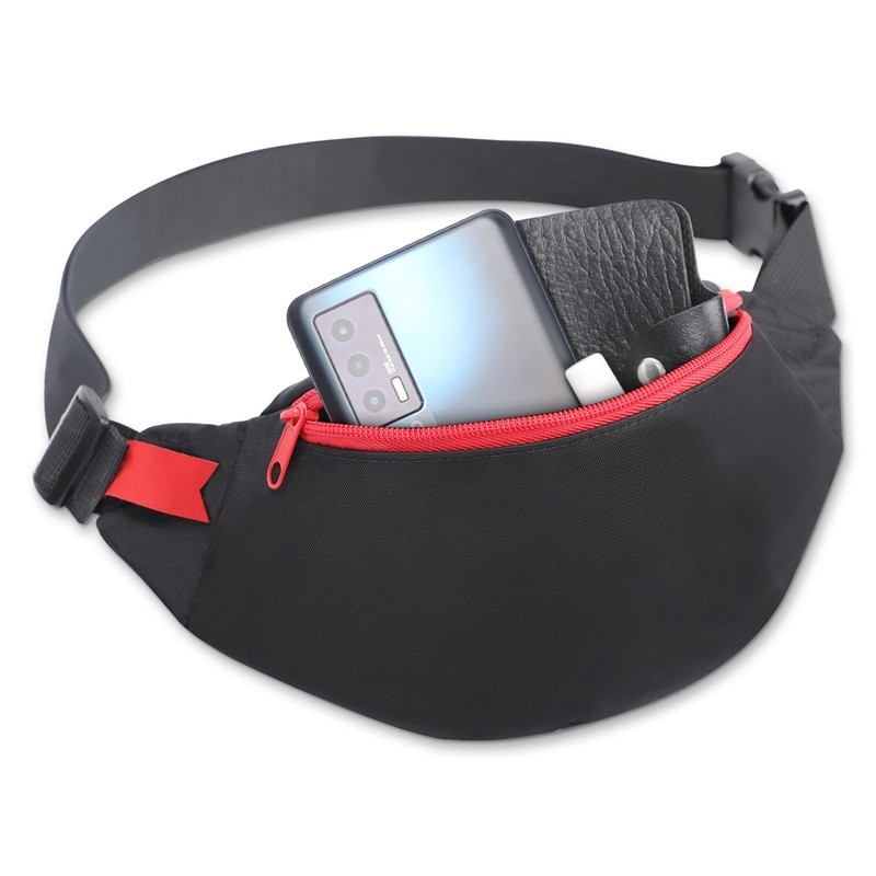 420d Nylon taille poche sac téléphone pratique pour les hommes femmes sport 26X8X12.5 