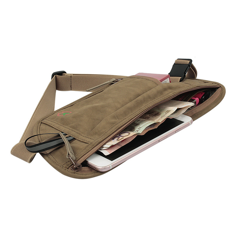 Utilitaire Petit sac de course sur mesure Sac de taille Bodypack Case Sports Corps mince 29X14CM