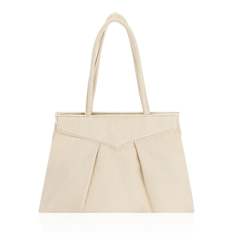 Sacs de magasinage écologiques réutilisables Sacs de sac en toile durable Bouton fermeture à glissière 10x7 