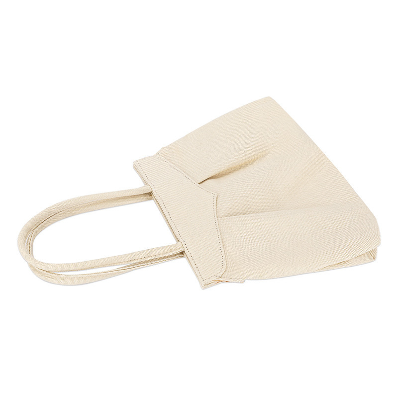 Sacs de magasinage écologiques réutilisables Sacs de sac en toile durable Bouton fermeture à glissière 10x7 