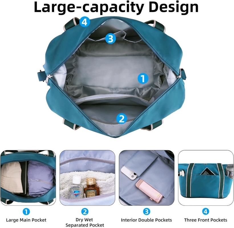 Sac de voyage personnalisé avec épaule détachable