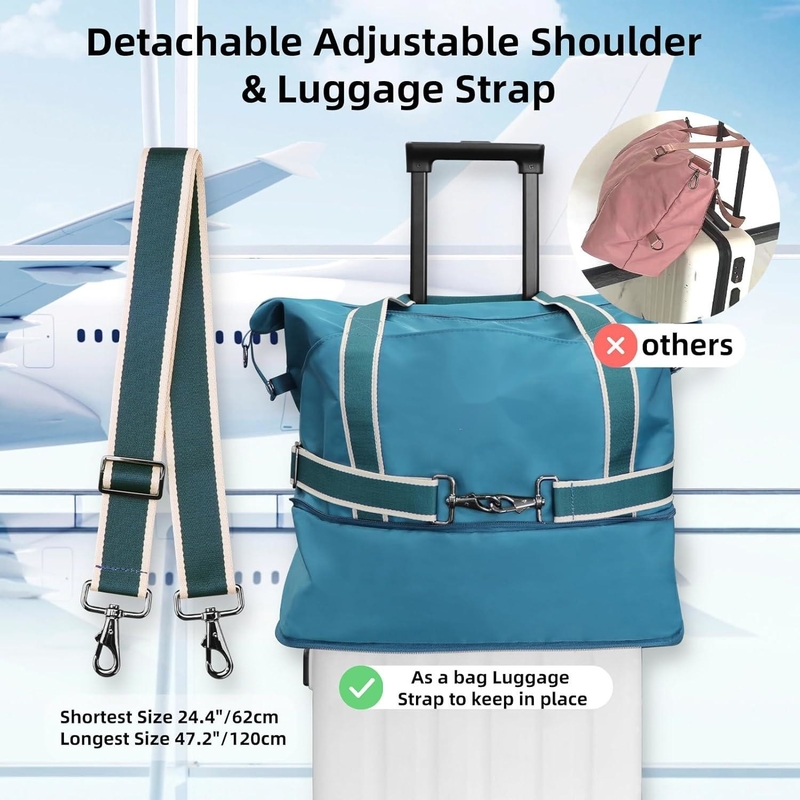 Sac de voyage personnalisé avec épaule détachable